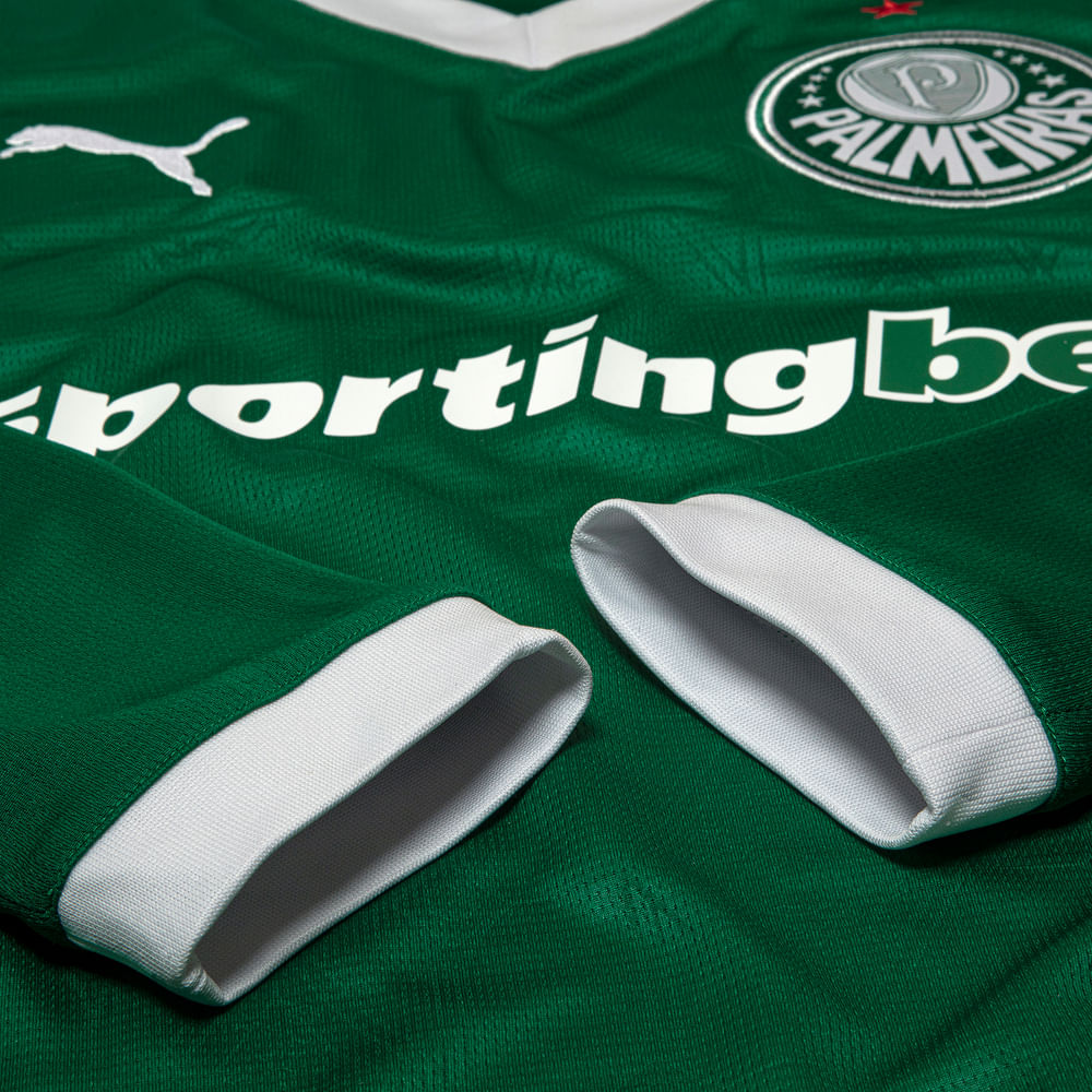 Camisa Palmeiras Puma I 25/26 Torcedor - Manga Longa