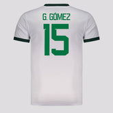 Camisa Palmeiras 1914 III Branca e Verde 15 Gustavo Gómez