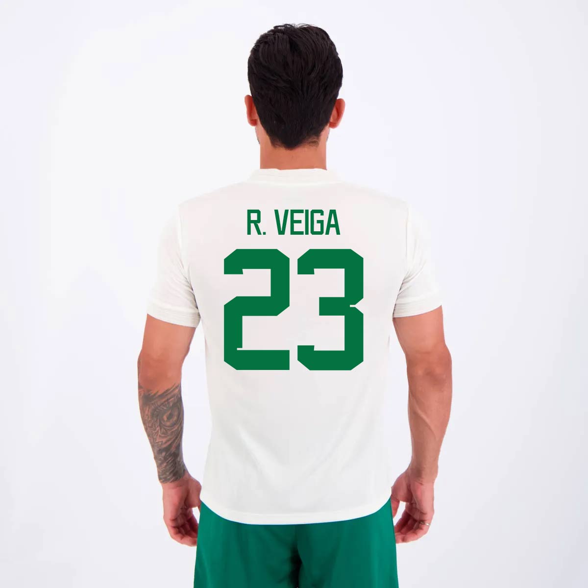 Camisa Palmeiras Home II Off White 23 Raphael Veiga