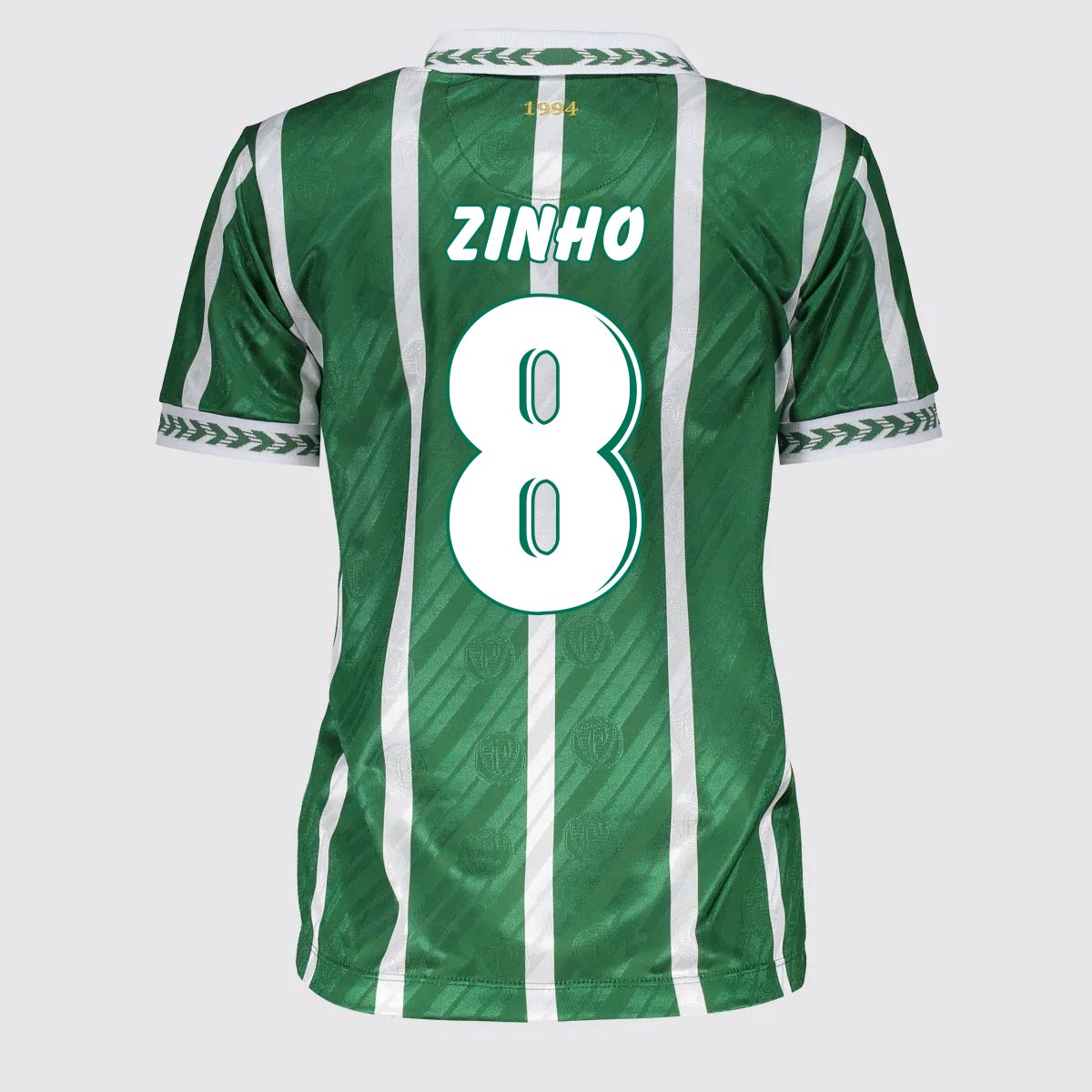 Camisa Palmeiras Retrô 1994 Feminina Verde 8 Zinho