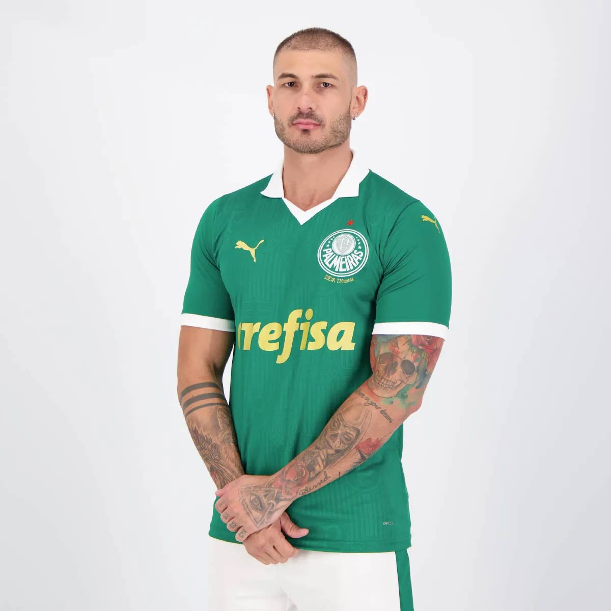 Camisa Puma Palmeiras I 2024 9 Vitor Roque