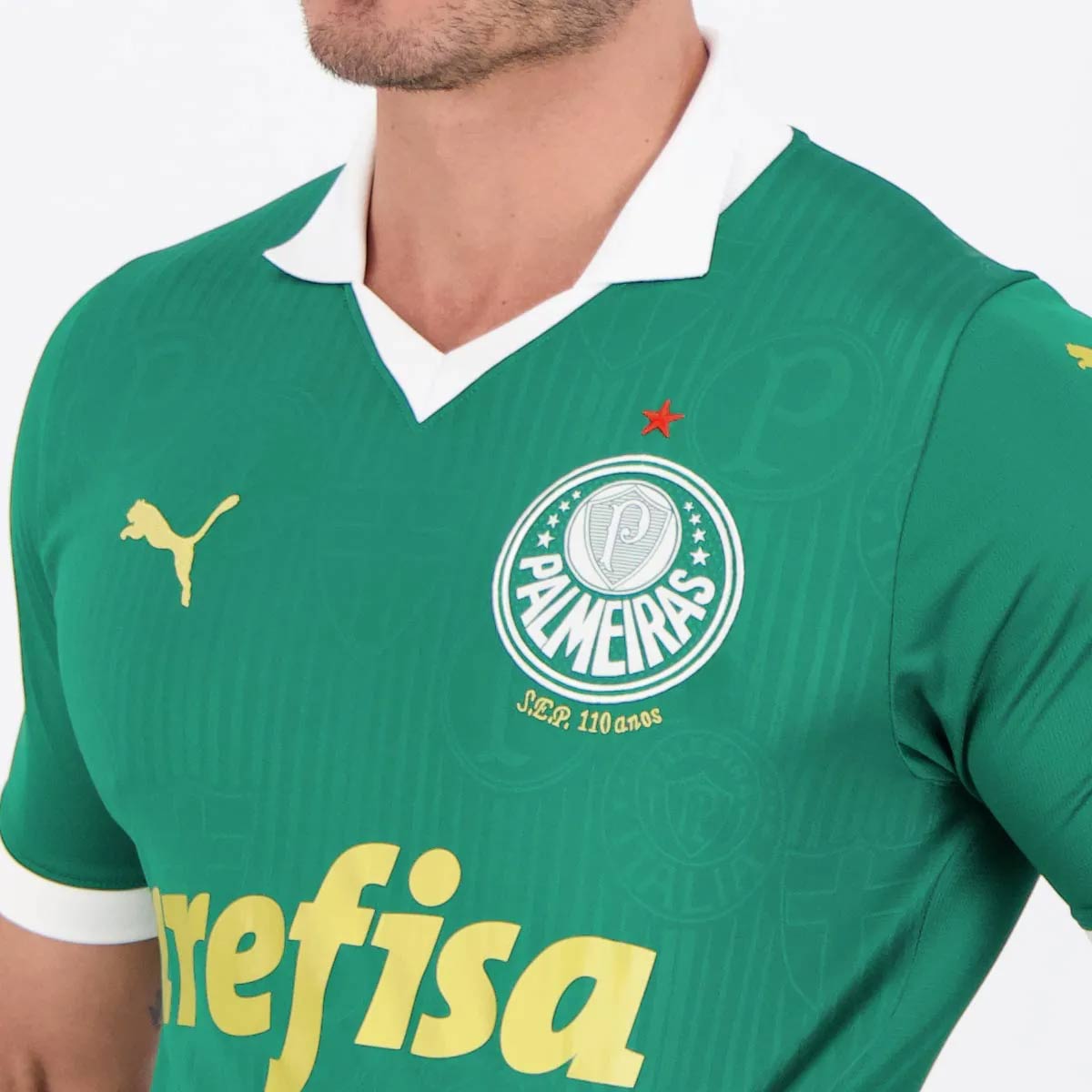 Camisa Puma Palmeiras I 2024 9 Vitor Roque