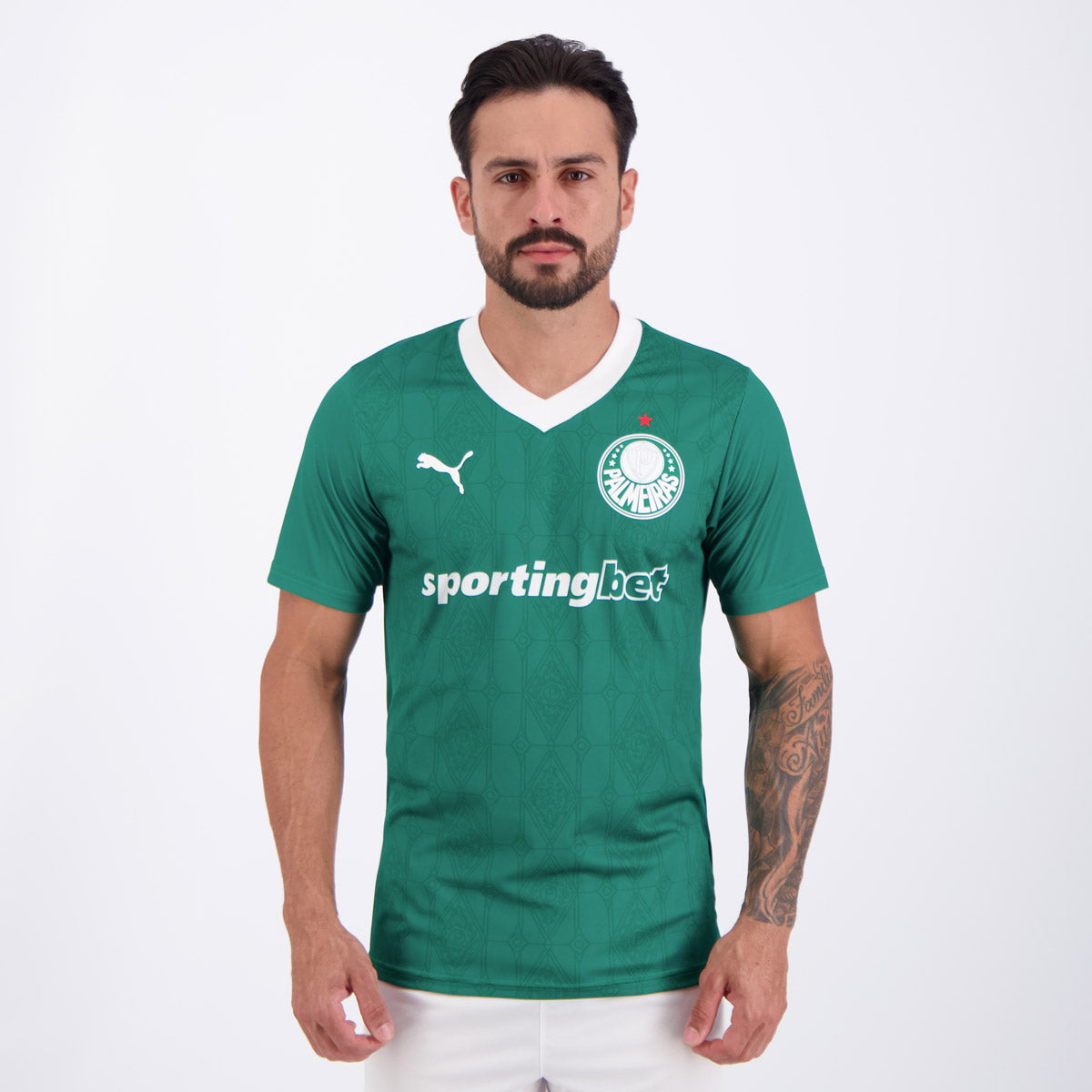 Camisa Puma Palmeiras I 2025 Estádio