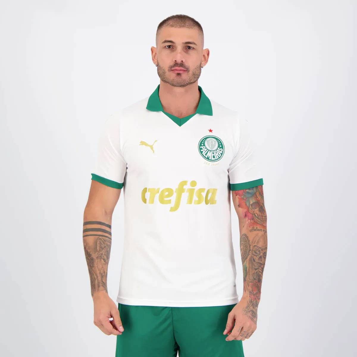 Camisa Puma Palmeiras II 2024 9 Vitor Roque