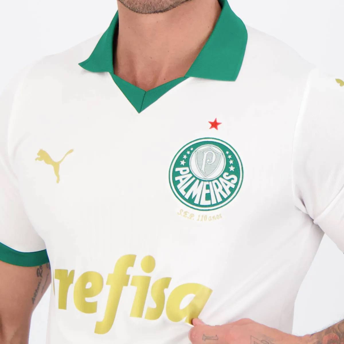 Camisa Puma Palmeiras II 2024 9 Vitor Roque