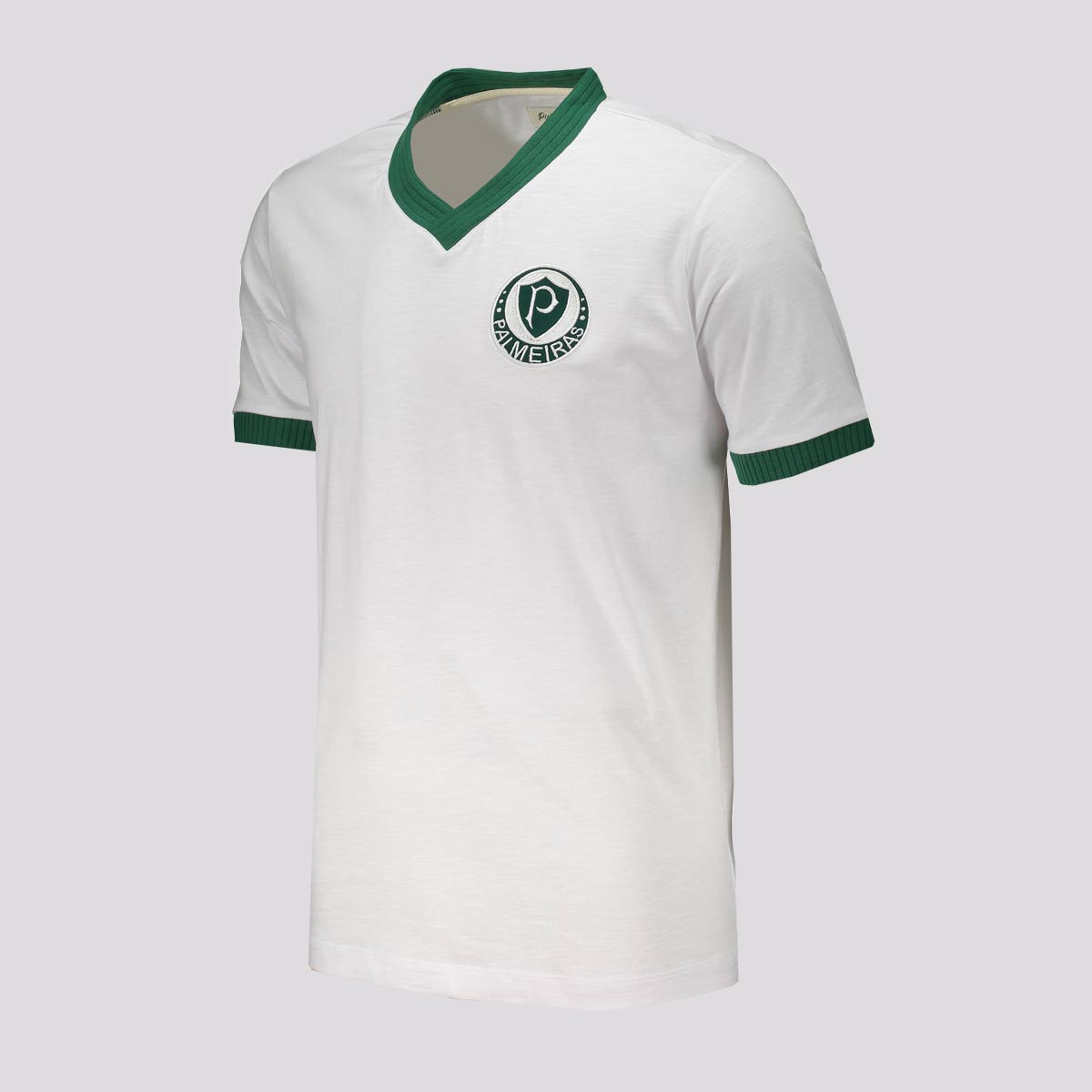 Camiseta Palmeiras Flame Retrô 1959 Branca