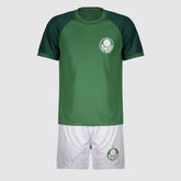 Kit Palmeiras Line Infantil Verde e Branco