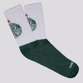 Meia Palmeiras Esporte Verde e Branca