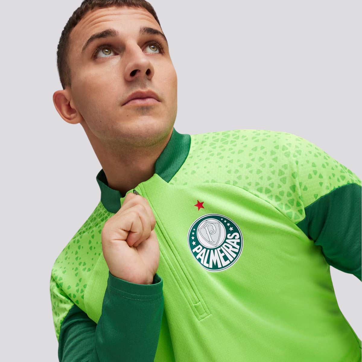 Blusão Puma Palmeiras Treino 2024 Verde