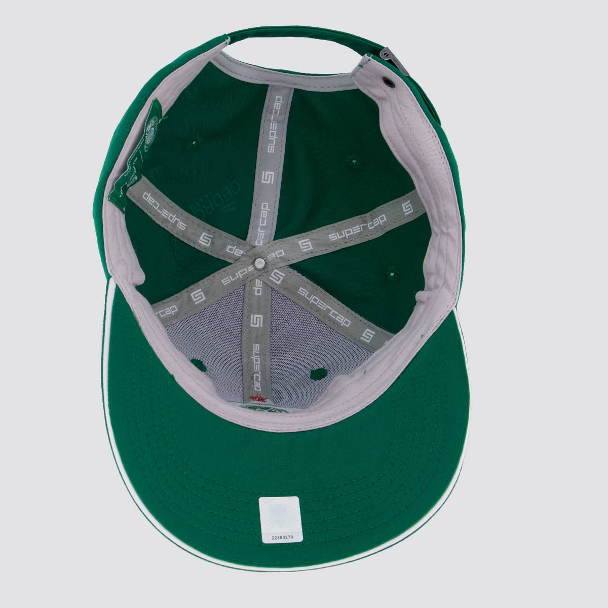 Boné Palmeiras Marcos 6 Gomos Verde