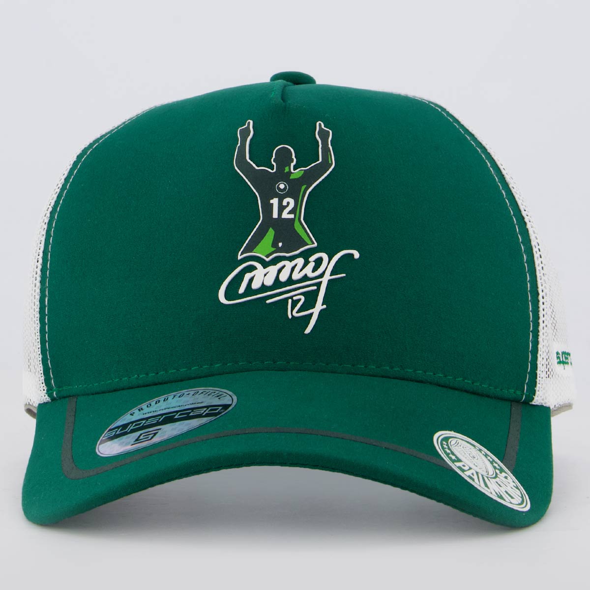 Boné Palmeiras Marcos Verde e Branco