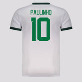 Camisa Palmeiras 1914 III Branca e Verde 10 Paulinho