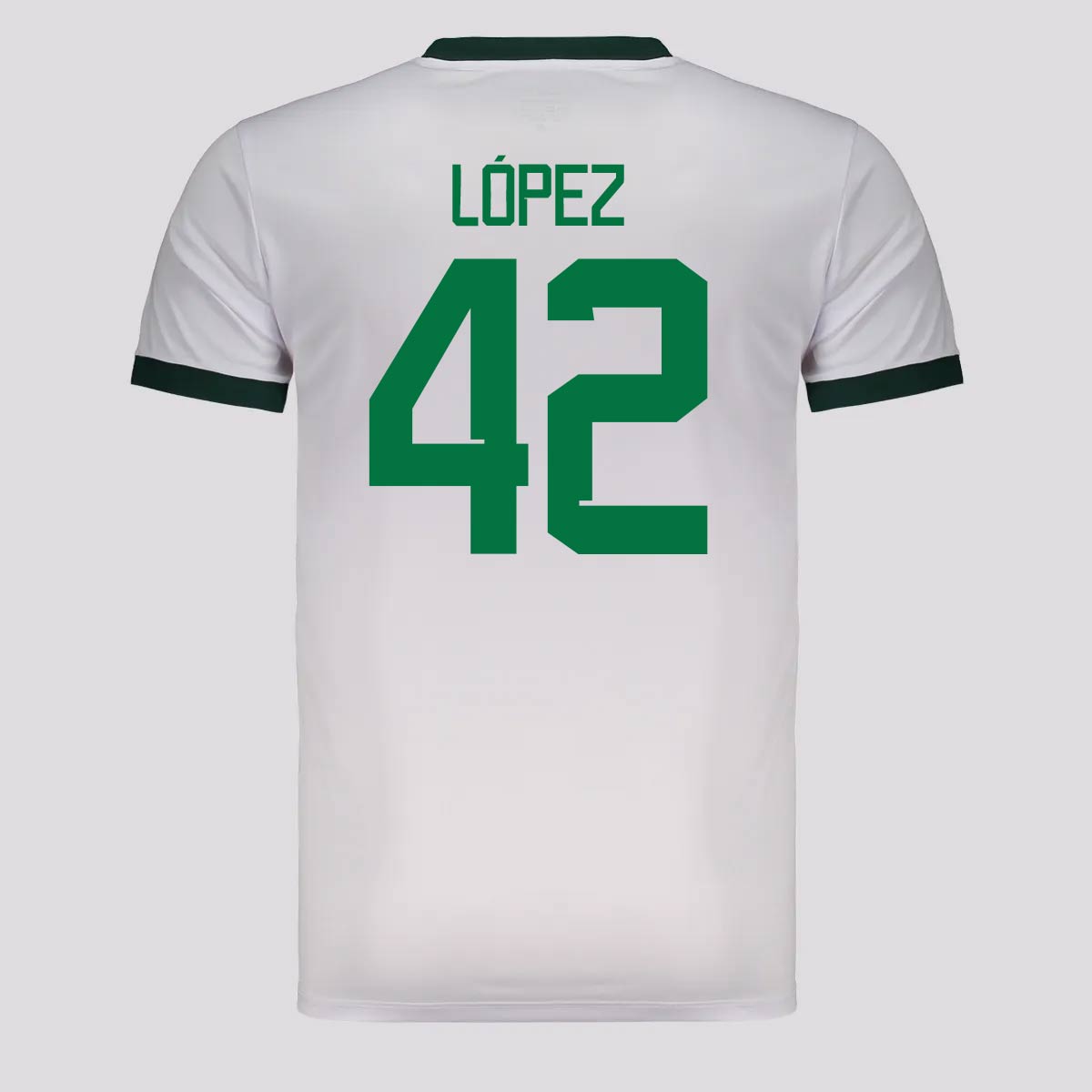 Camisa Palmeiras 1914 III Branca e Verde 42 Flaco López