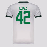 Camisa Palmeiras 1914 III Branca e Verde 42 Flaco López