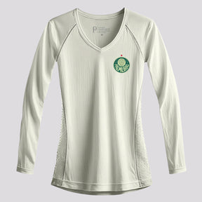 Camisa Palmeiras Contest Manga Longa Feminina Off White