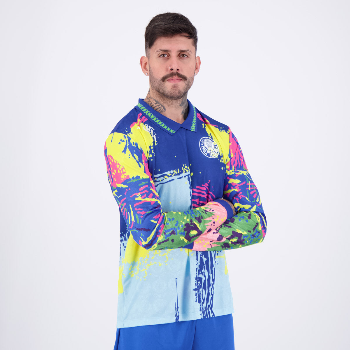 Camisa Palmeiras Goleiro Retrô 1993 Azul
