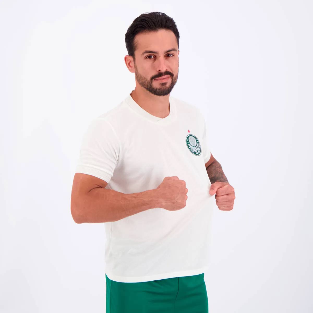 Camisa Palmeiras Home II Off White 9 Vitor Roque