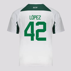 Camisa Palmeiras Player II Branca 42 Flaco López