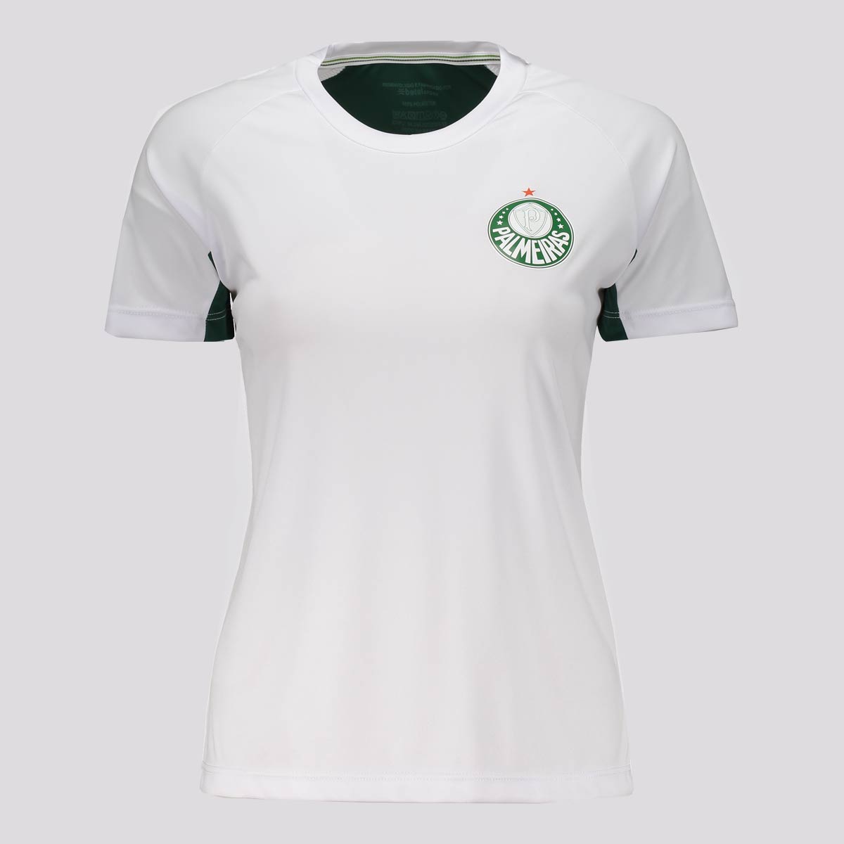 Camisa Palmeiras Player II Feminina Branca e Verde