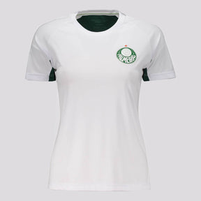 Camisa Palmeiras Player II Feminina Branca e Verde