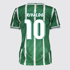 Camisa Palmeiras Retrô 1994 Feminina Verde 10 Rivaldo