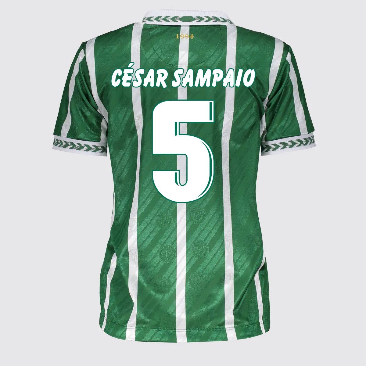 Camisa Palmeiras Retrô 1994 Feminina Verde 5 César Sampaio