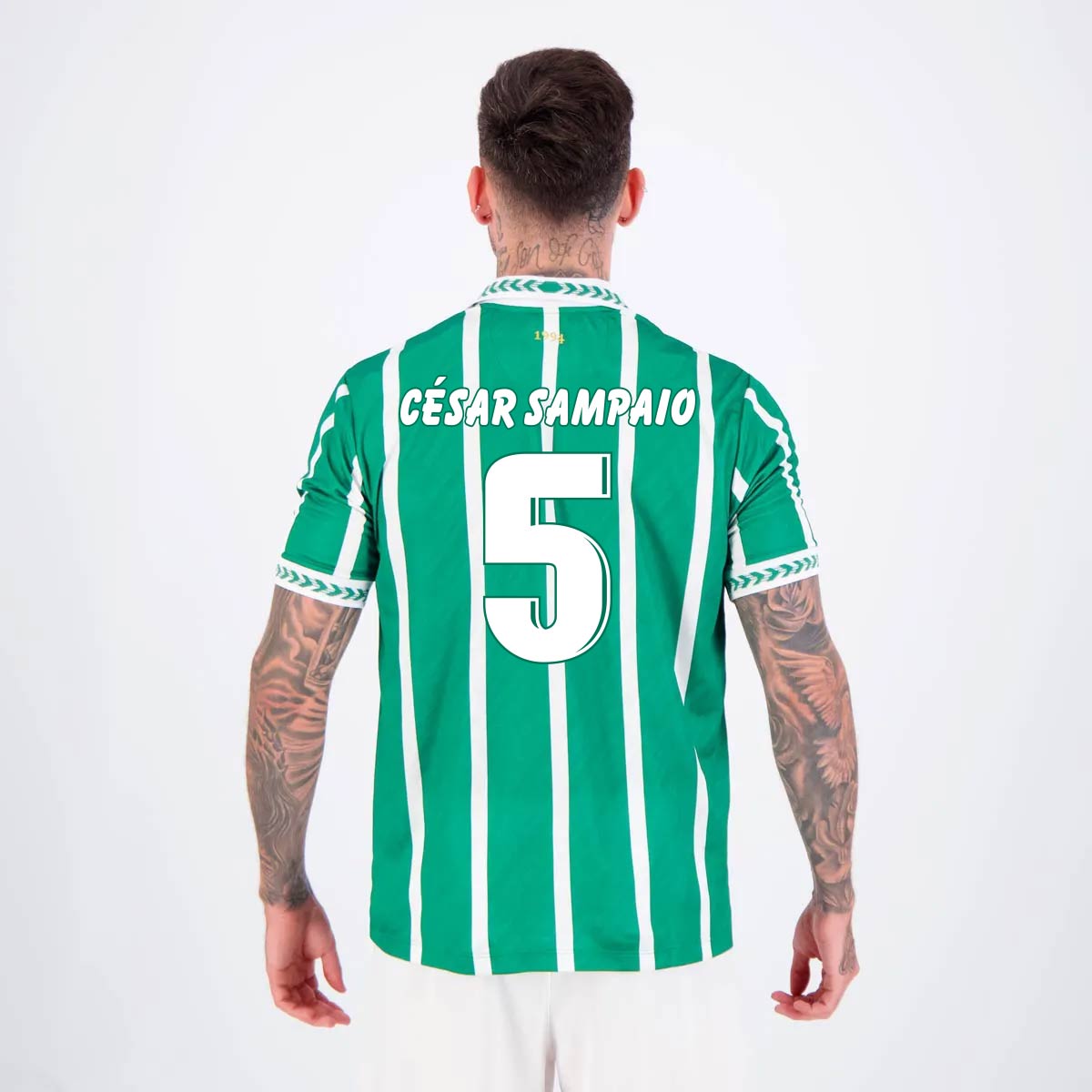 Camisa Palmeiras Retrô 1994 Verde 5 César Sampaio