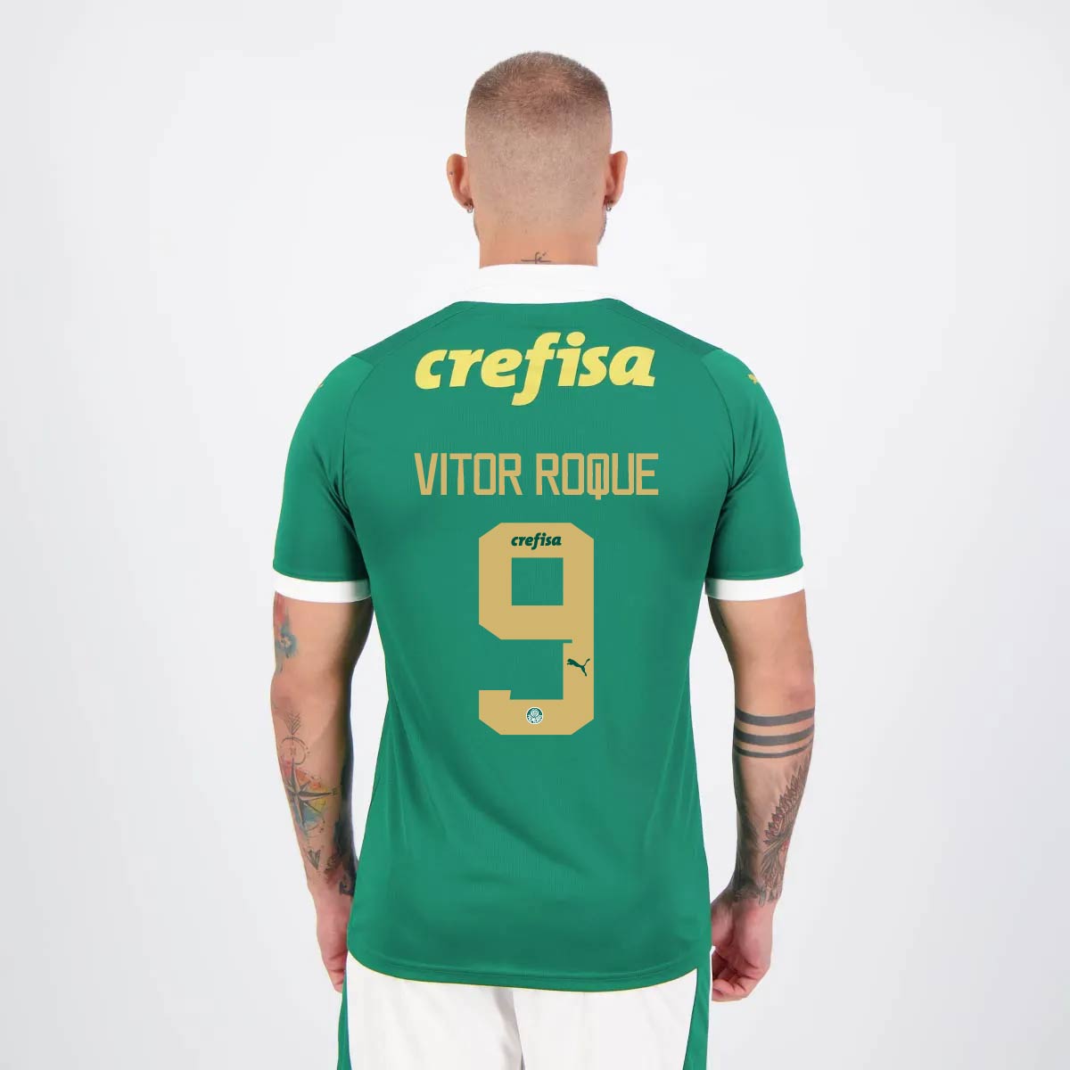 Camisa Puma Palmeiras I 2024 9 Vitor Roque
