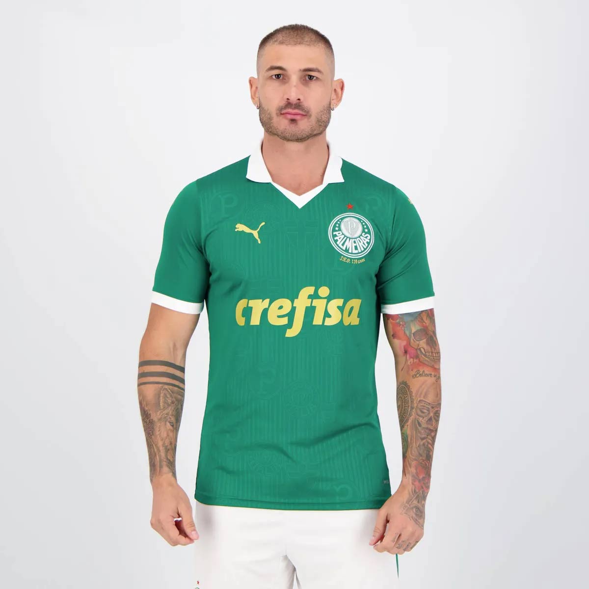 Camisa Puma Palmeiras I 2024 9 Vitor Roque
