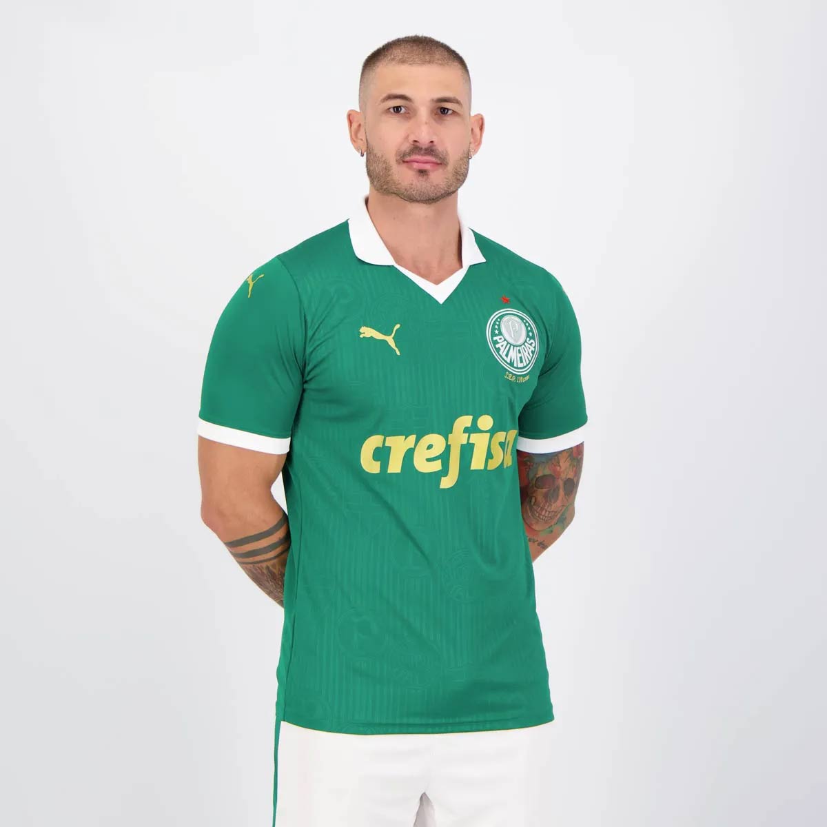 Camisa Puma Palmeiras I 2024 9 Vitor Roque
