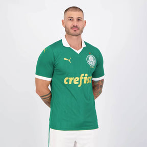 Camisa Puma Palmeiras I 2024 9 Vitor Roque