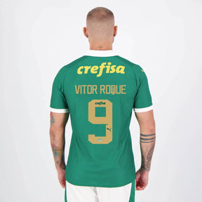 Camisa Puma Palmeiras I 2024 Jogador 9 Vitor Roque