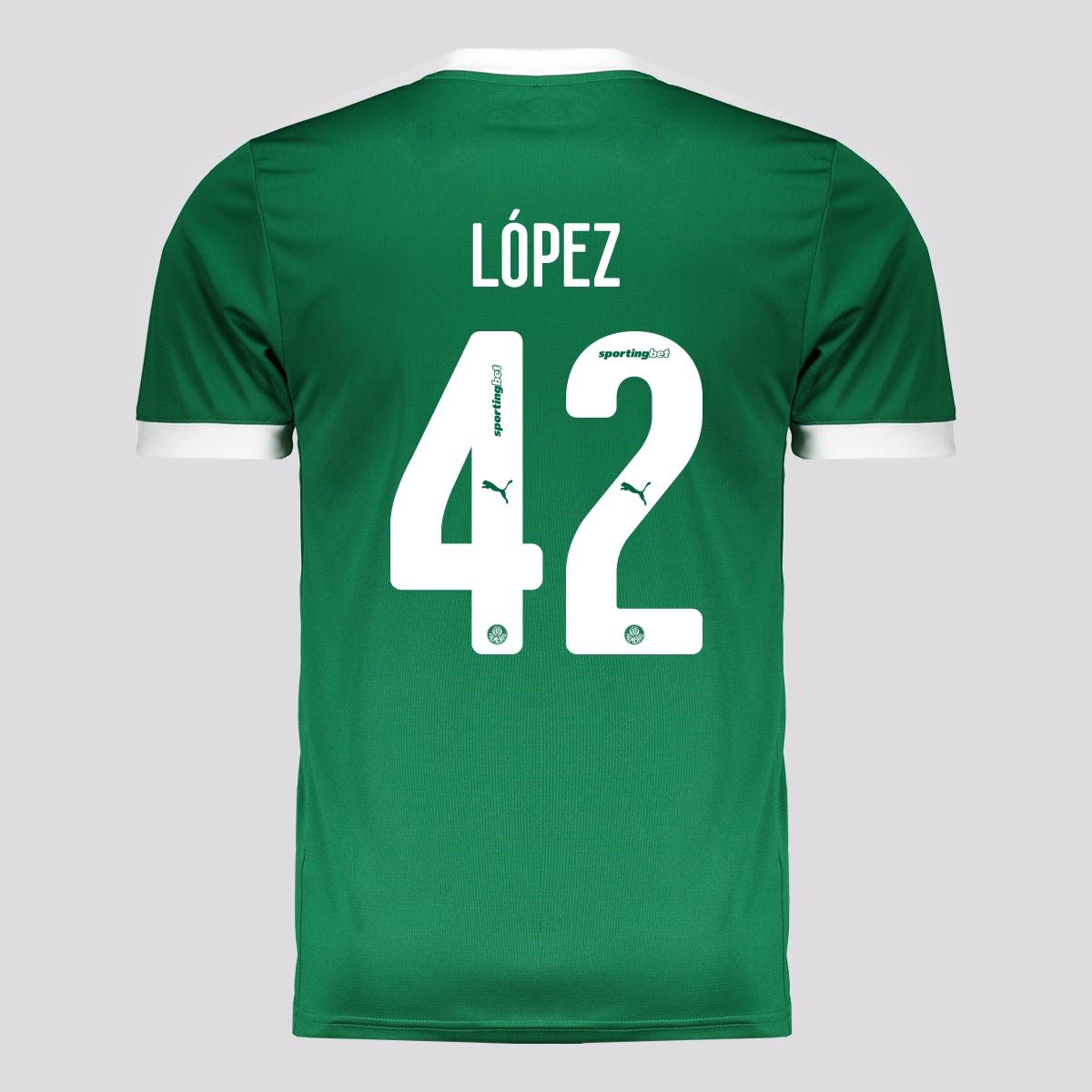 Camisa Puma Palmeiras I 2025 42 F. López
