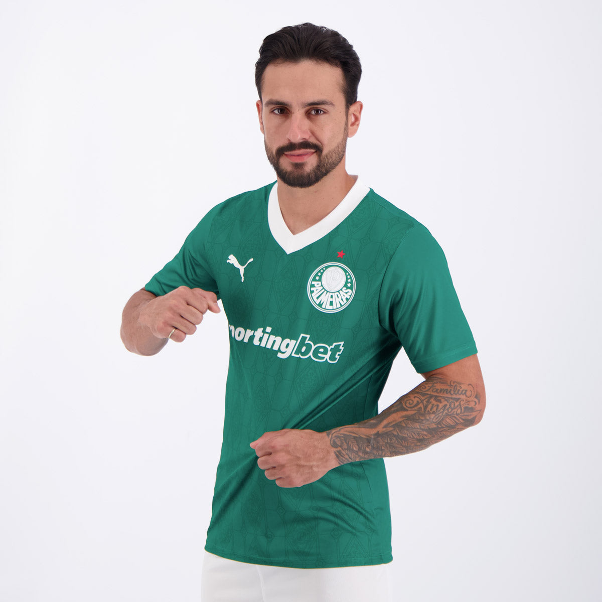 Camisa Puma Palmeiras I 2025 Estádio
