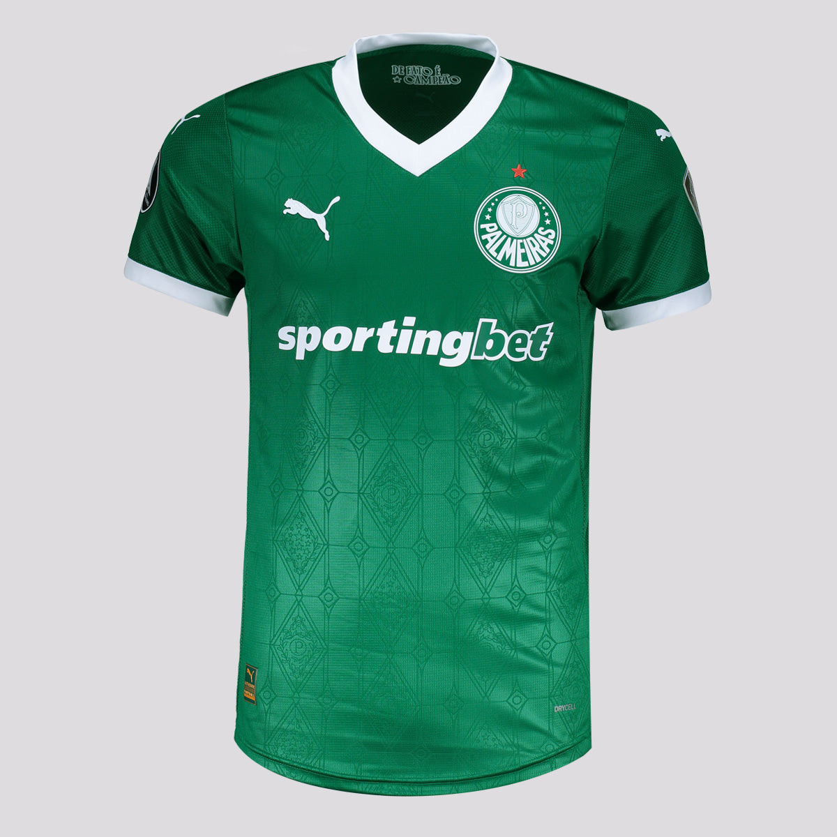 Camisa Puma Palmeiras I 2025 Jogador Patch Libertadores