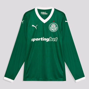 Camisa Puma Palmeiras I 2025 Manga Longa
