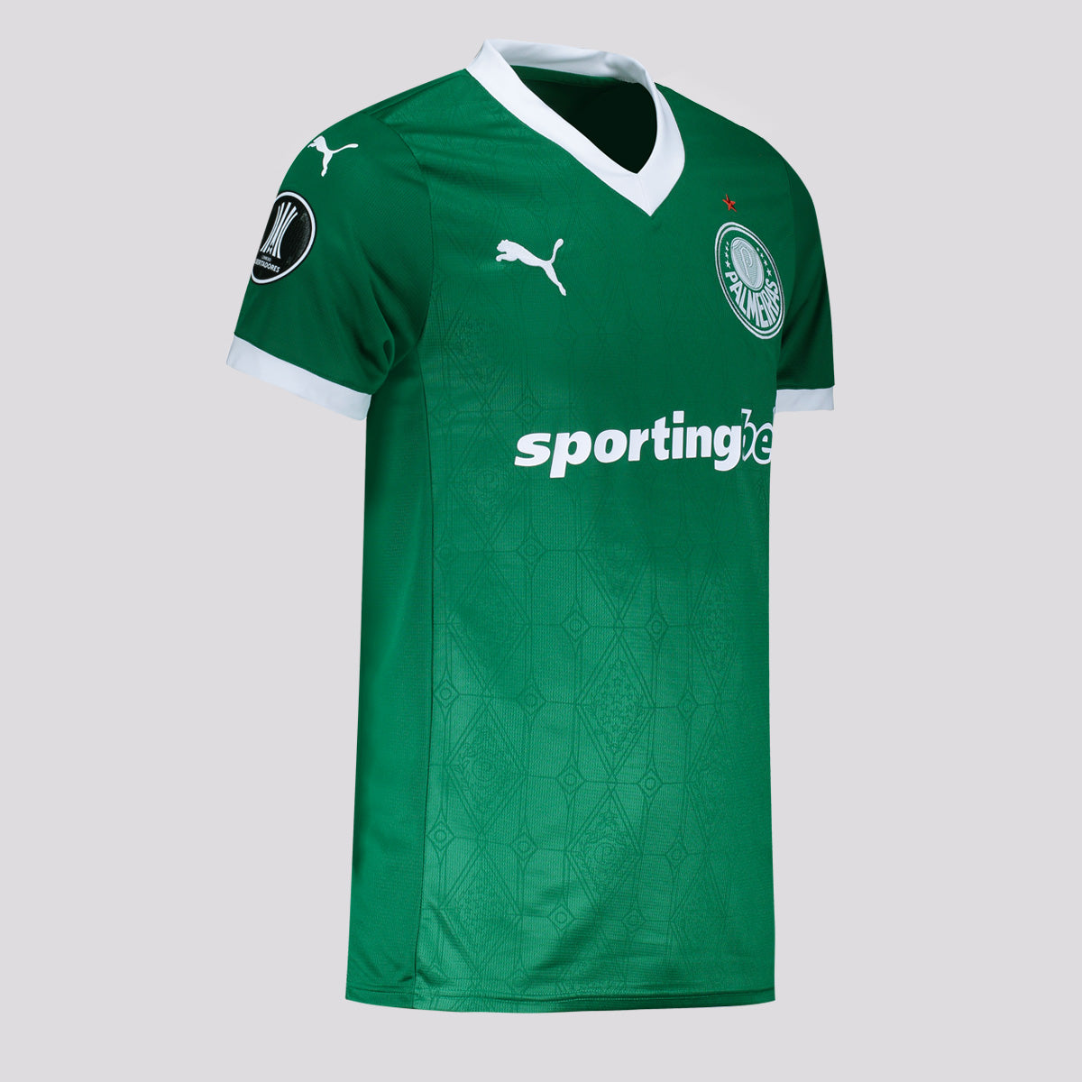 Camisa Puma Palmeiras I 2025 Patch Libertadores