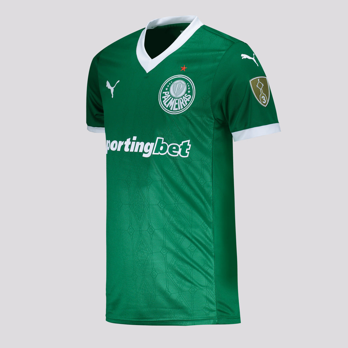 Camisa Puma Palmeiras I 2025 Patch Libertadores