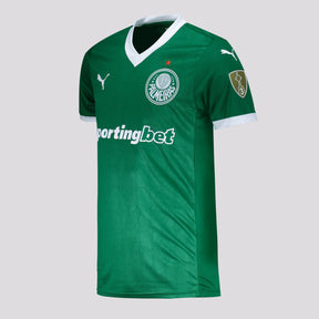 Camisa Puma Palmeiras I 2025 Patch Libertadores