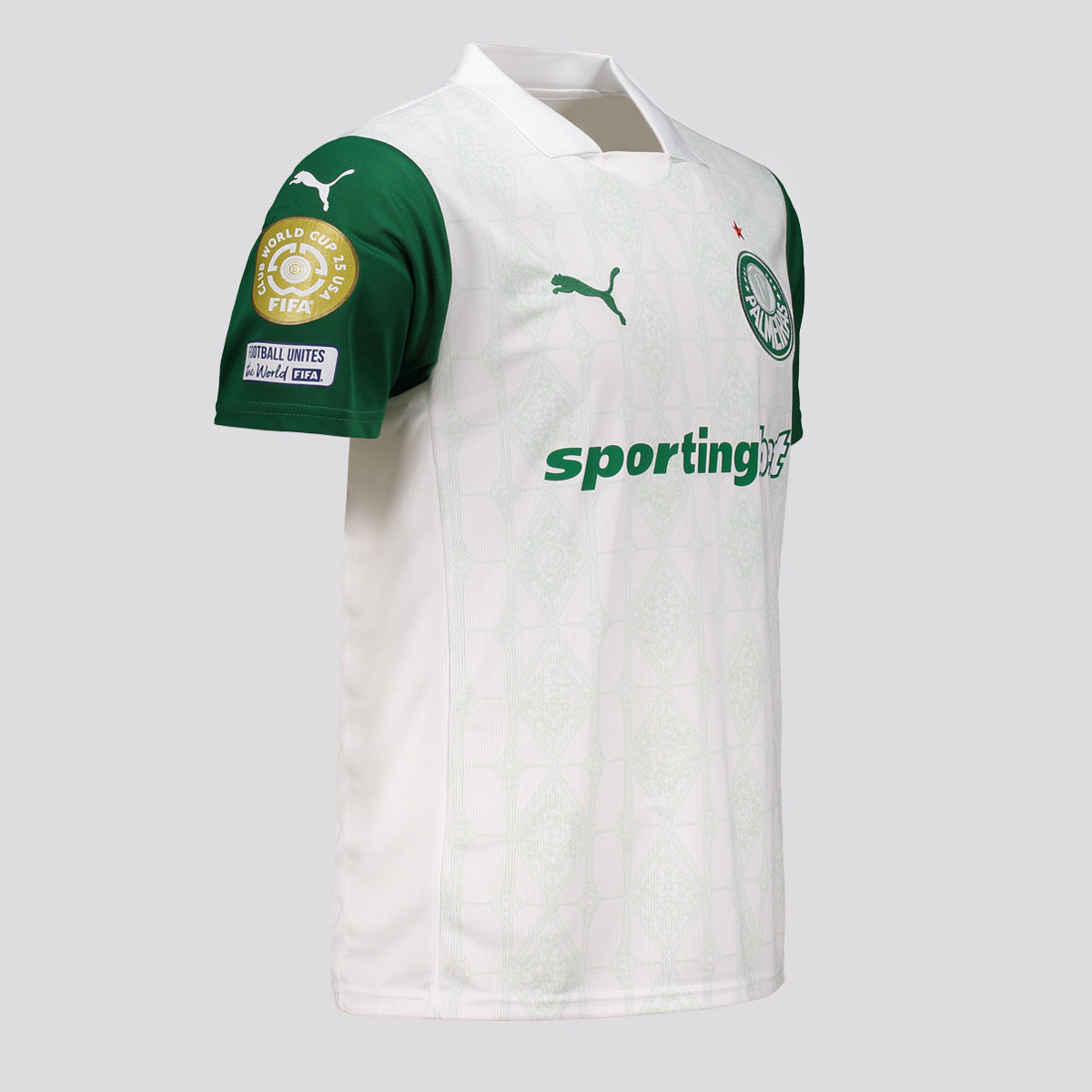 Camisa Puma Palmeiras II 2025 Patch Mundial de Clubes
