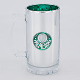 Caneca Chopp Palmeiras Vidro Metálico