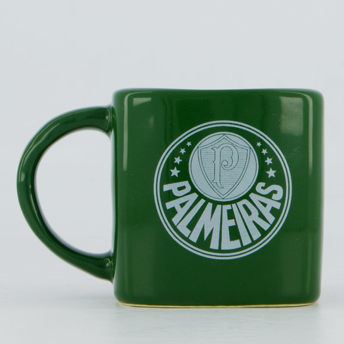 Caneca Porcelana Palmeiras Quadrada