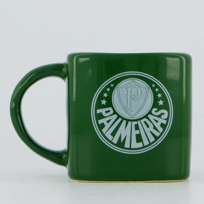 Caneca Porcelana Palmeiras Quadrada