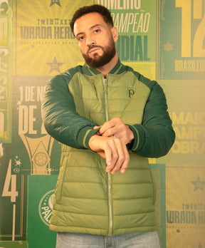 Jaqueta Palmeiras Puffer League Verde