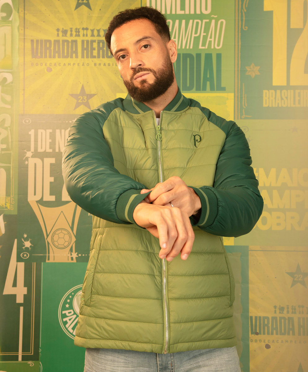 Jaqueta Palmeiras Puffer League Verde