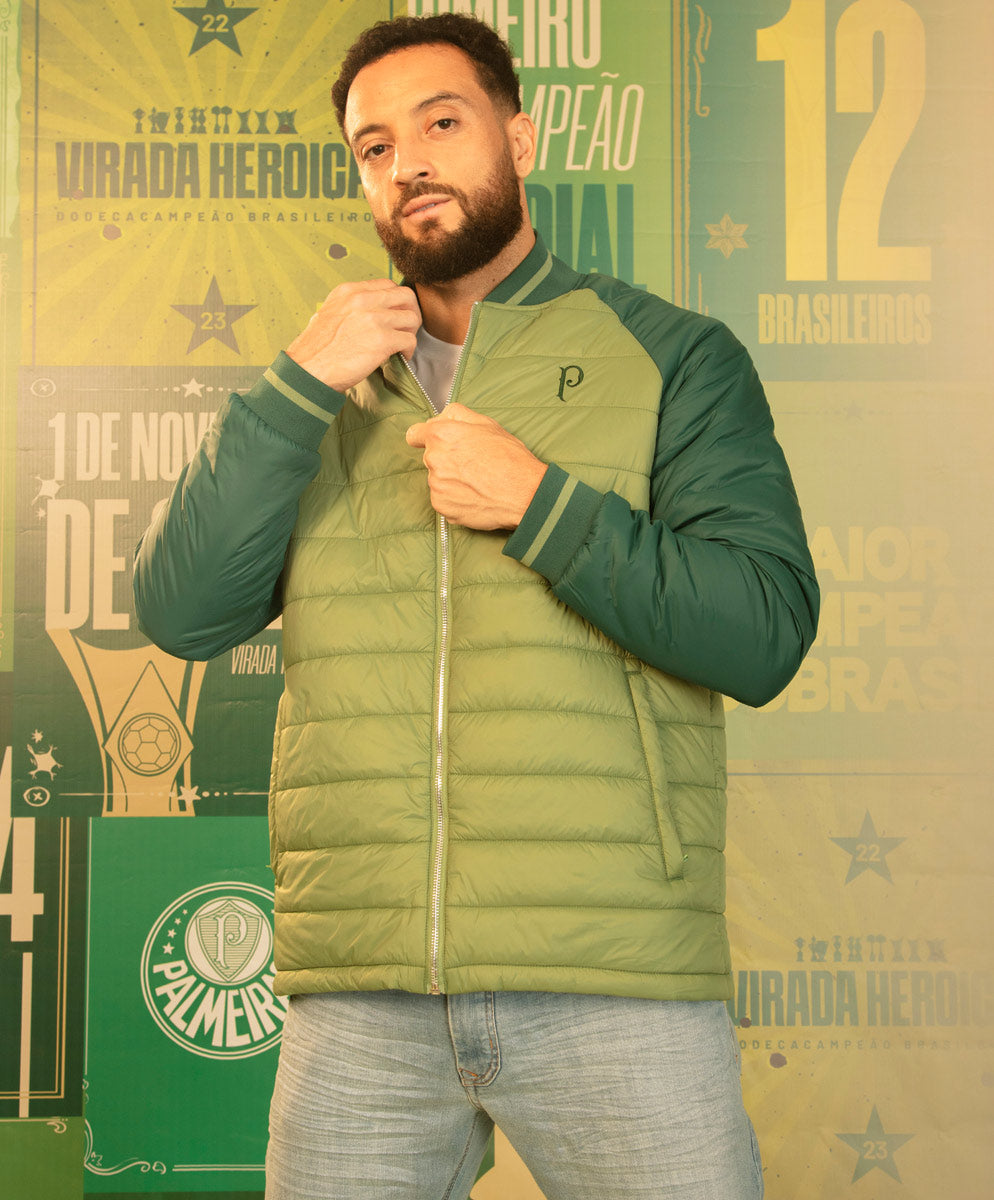 Jaqueta Palmeiras Puffer League Verde
