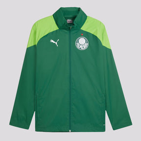 Jaqueta Puma Palmeiras Treino Escudo Verde Escuro