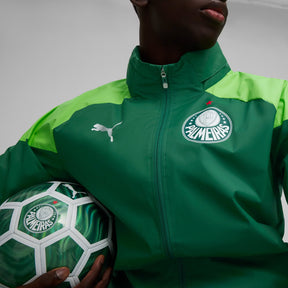 Jaqueta Puma Palmeiras Treino Escudo Verde Escuro