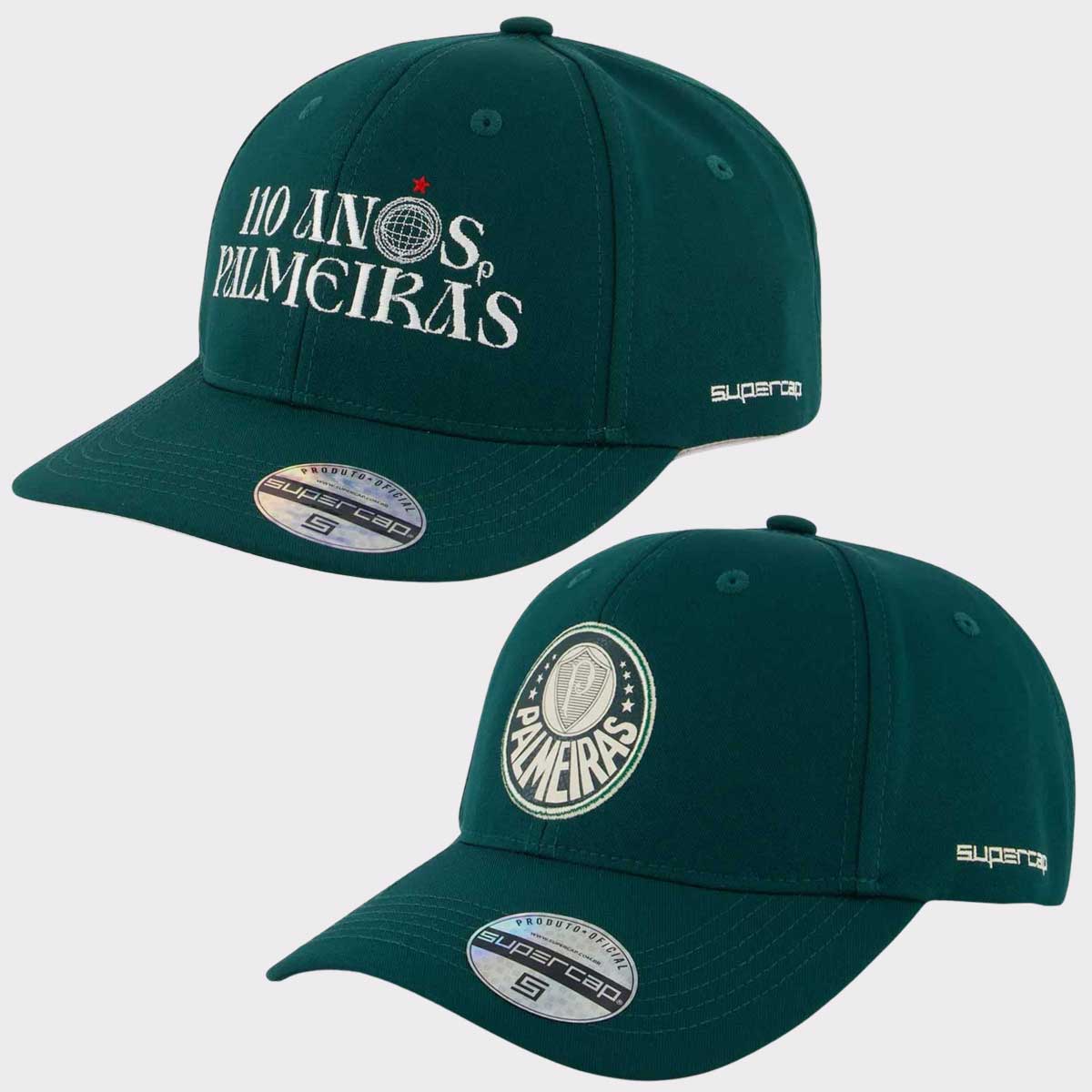 Kit com 2 Bonés Palmeiras