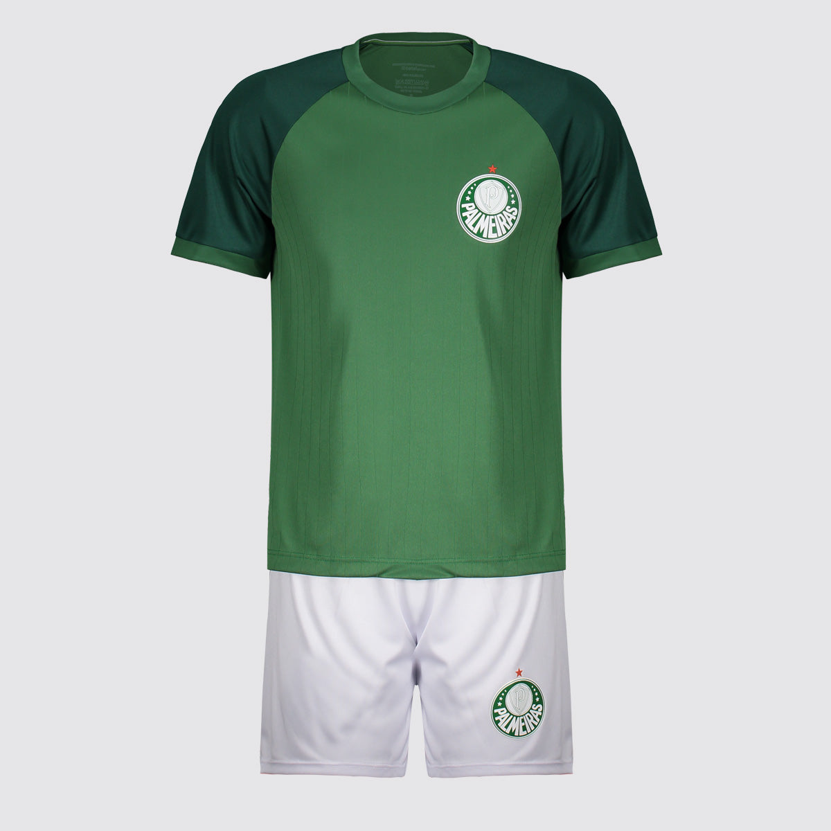 Kit Palmeiras Line Infantil Verde e Branco